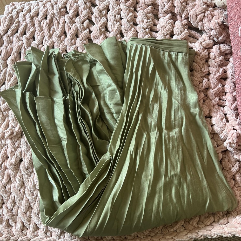 SOLD Asymmetrical Green skirt
